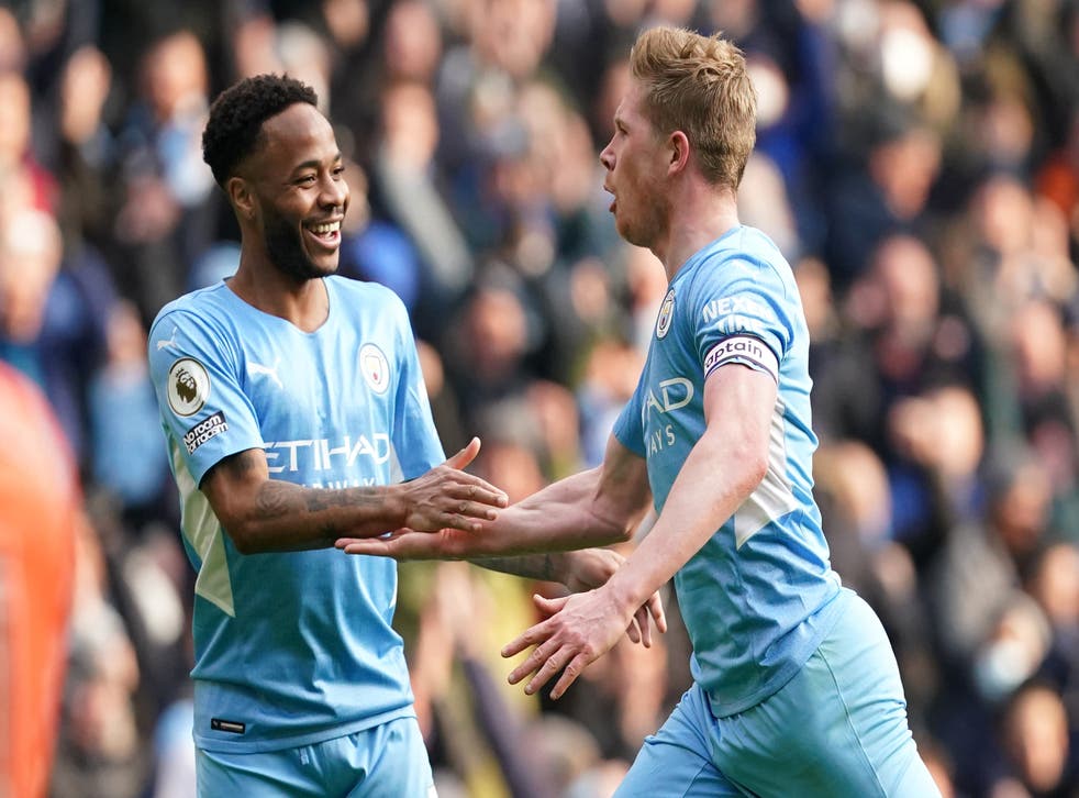 Manchester City are firmly on course for another title after Saturday’s win over Chelsea (Martin Rickett/PA)