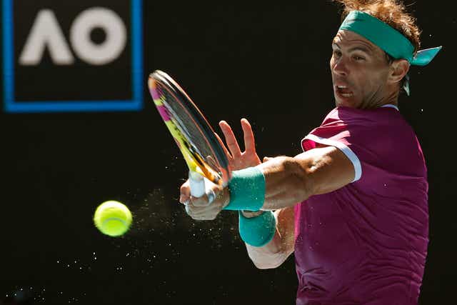 Rafael Nadal eased into the second round in Melbourne (Hamish Blair/AP)