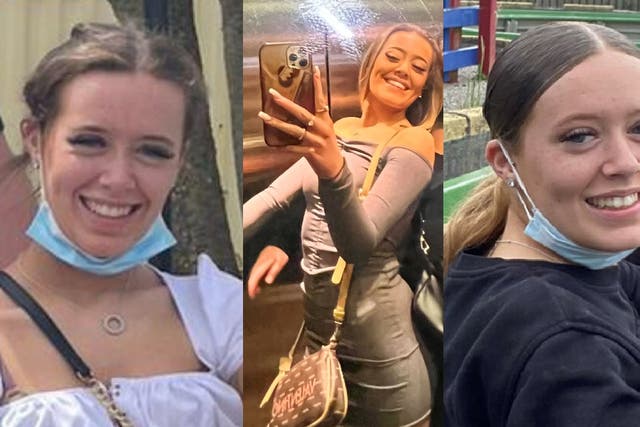 Composite of handout photos issued by Thames Valley Police of 18-year-old Marnie Clayton from Bracknell who has been reported missing after leaving a nightclub in Windsor, Berkshire, in the early hours of Sunday morning, including (centre) a selfie taken on January 15 shortly before she disappeared (Thames Valley Police/PA)