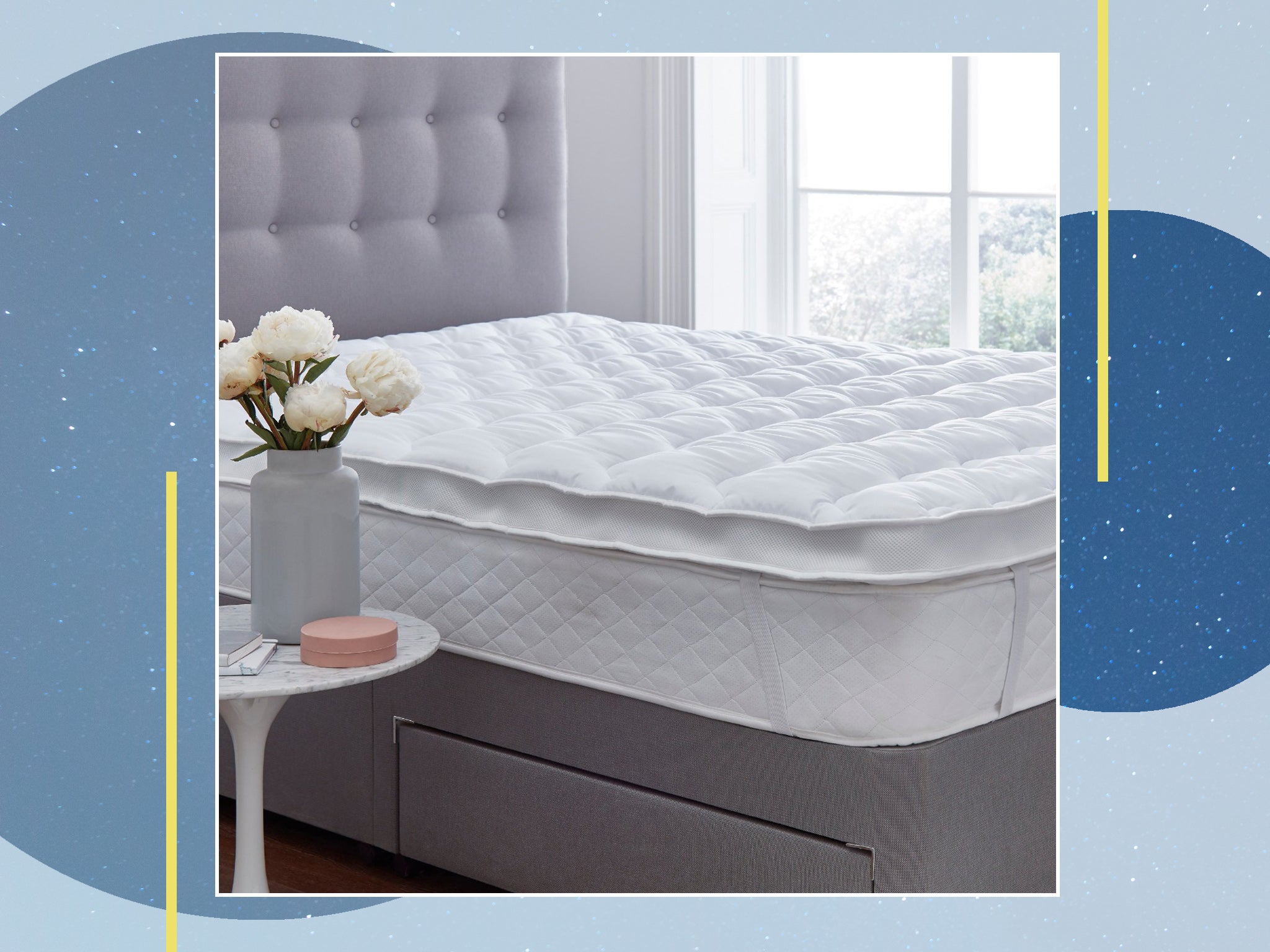 Silentnight Luxury King Size Bed Mattress Topper Matress Comfort Anti Allergy UK 