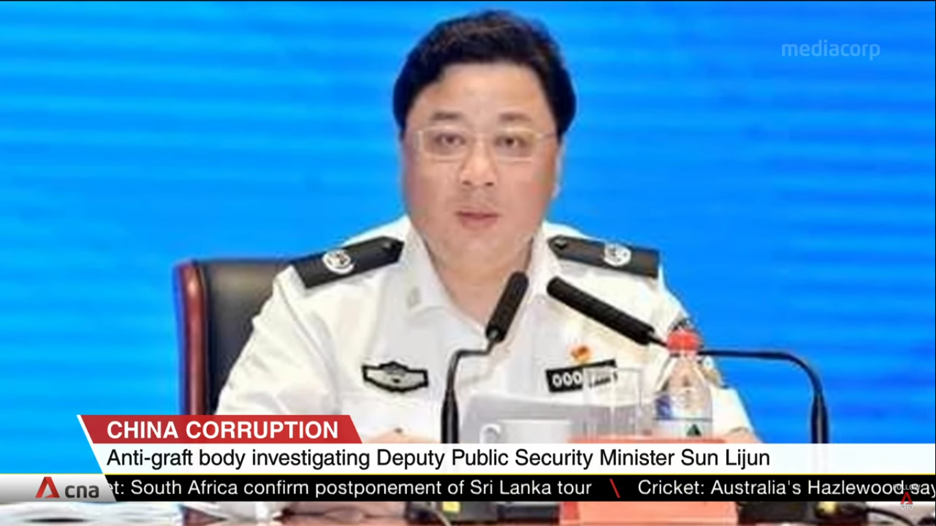 Sun Lijun was the vice minister of Public Security till 2020 and was one of the senior-most officials in charge of the police forces in China
