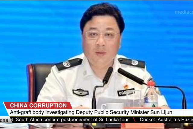 <p>Sun Lijun was the vice minister of Public Security till 2020 and was one of the senior-most officials in charge of the police forces in China</p>