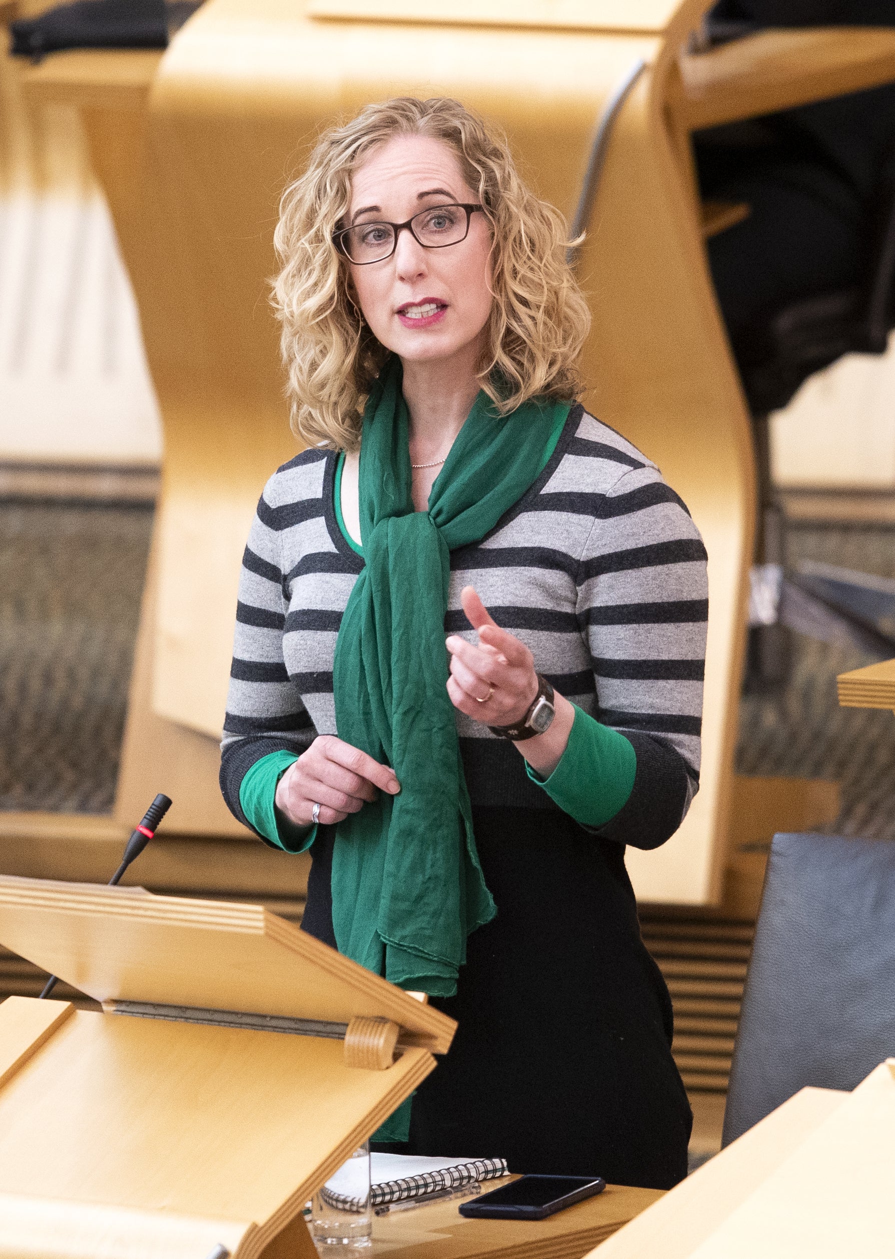 Green minister Lorna Slater is ‘incredibly hardworking’ Nicola Sturgeon has said (Jane Barlow/PA)