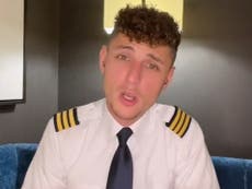 British TikTok pilot reassures nervous passengers with fear of flying tips