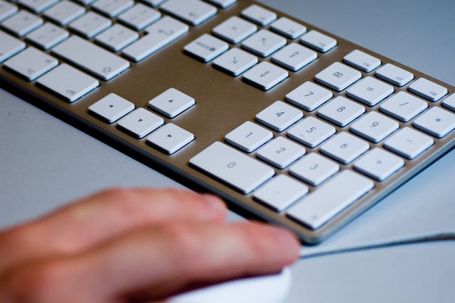 A computer mouse and keyboard (Adam Peck/PA)