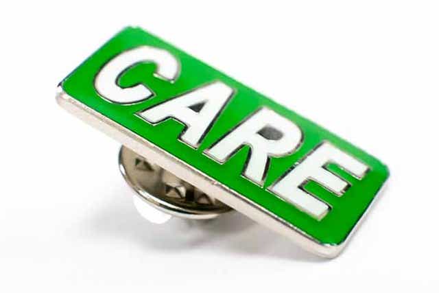 A care badge (DHSC/PA)