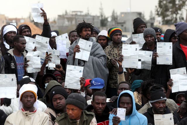 <p>Migrants’ ongoing crisis in Libya</p>