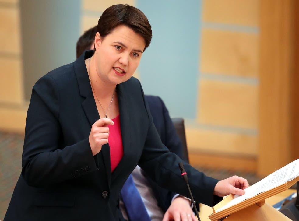 The former Scottish Conservative leader is hosting a weekly show on Times Radio (Jane Barlow/PA)