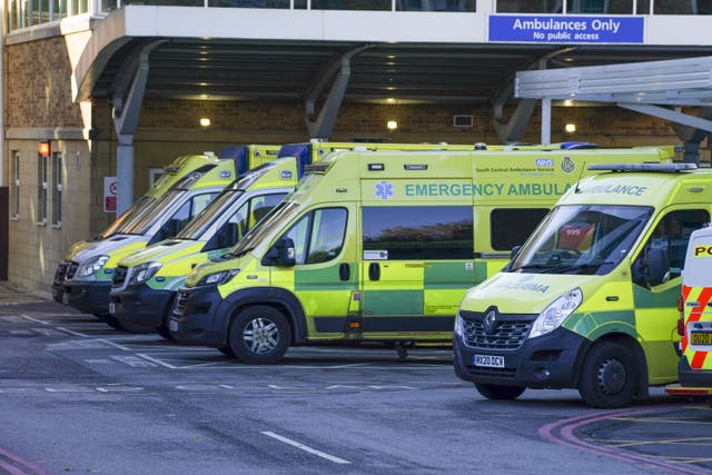 Scotland recorded its worst accident and emergency waiting times on record (Andrew Milligan/PA)