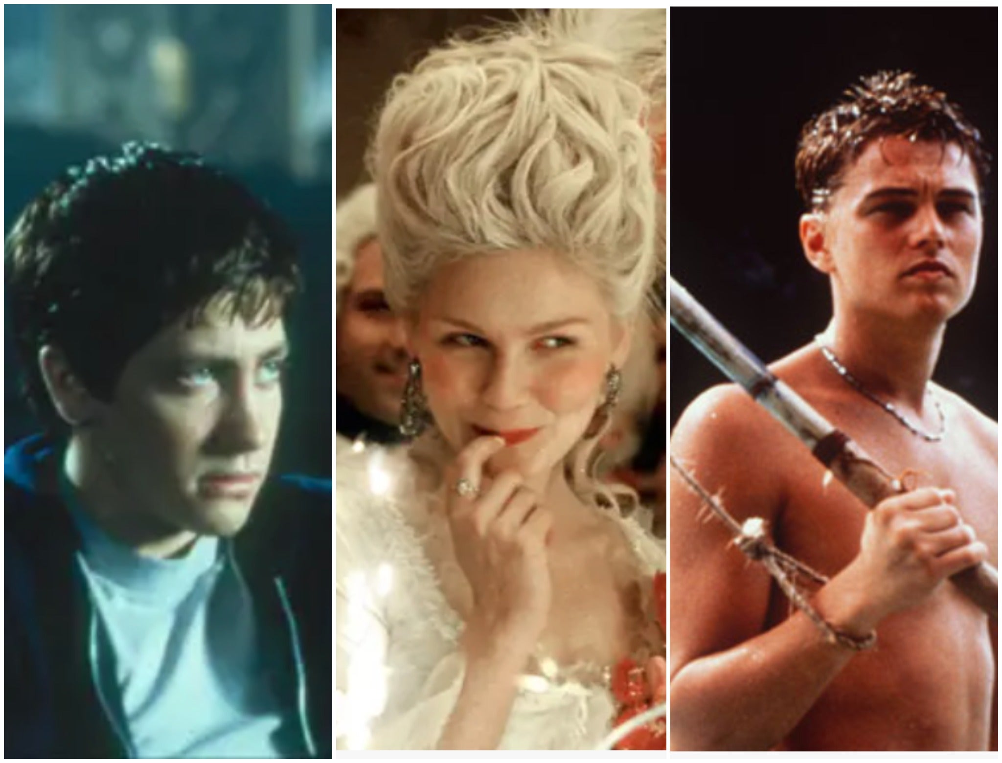 <p>L-R: Donnie Darko, Marie Antoinette and The Beach</p>