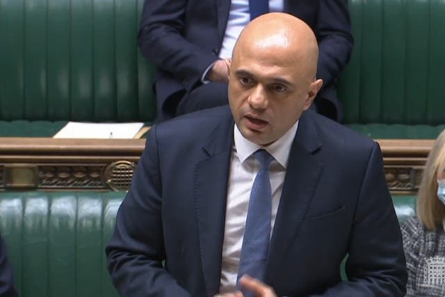 Health Secretary Sajid Javid told the House of Commons he wants to launch a ‘war on cancer’ (House of Commons/PA)