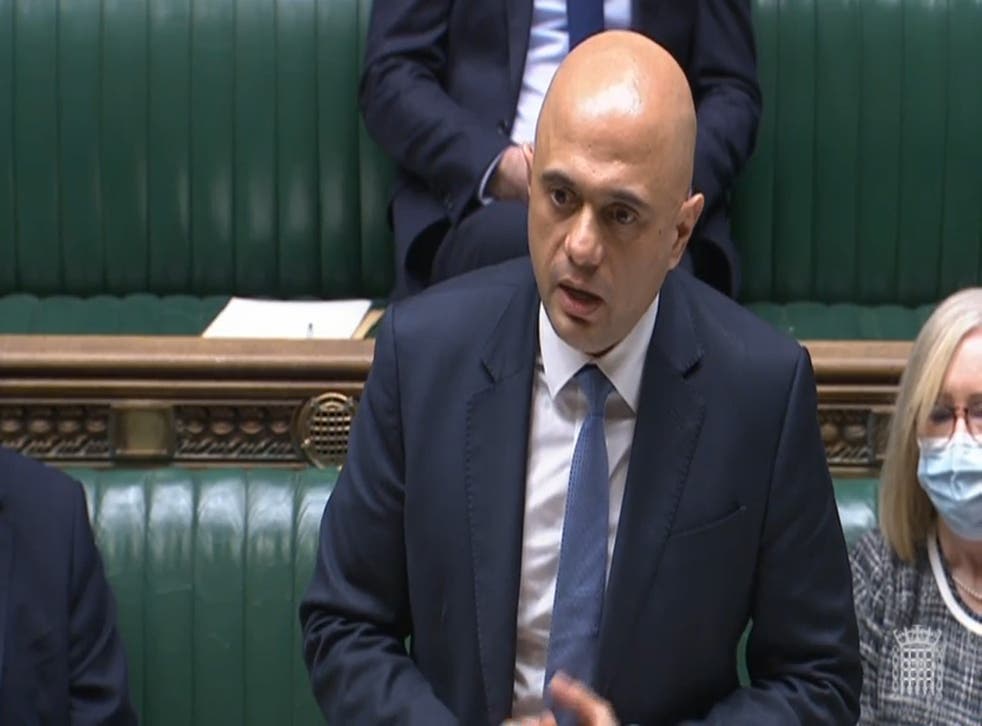 Health Secretary Sajid Javid told the House of Commons he wants to launch a ‘war on cancer’ (House of Commons/PA)