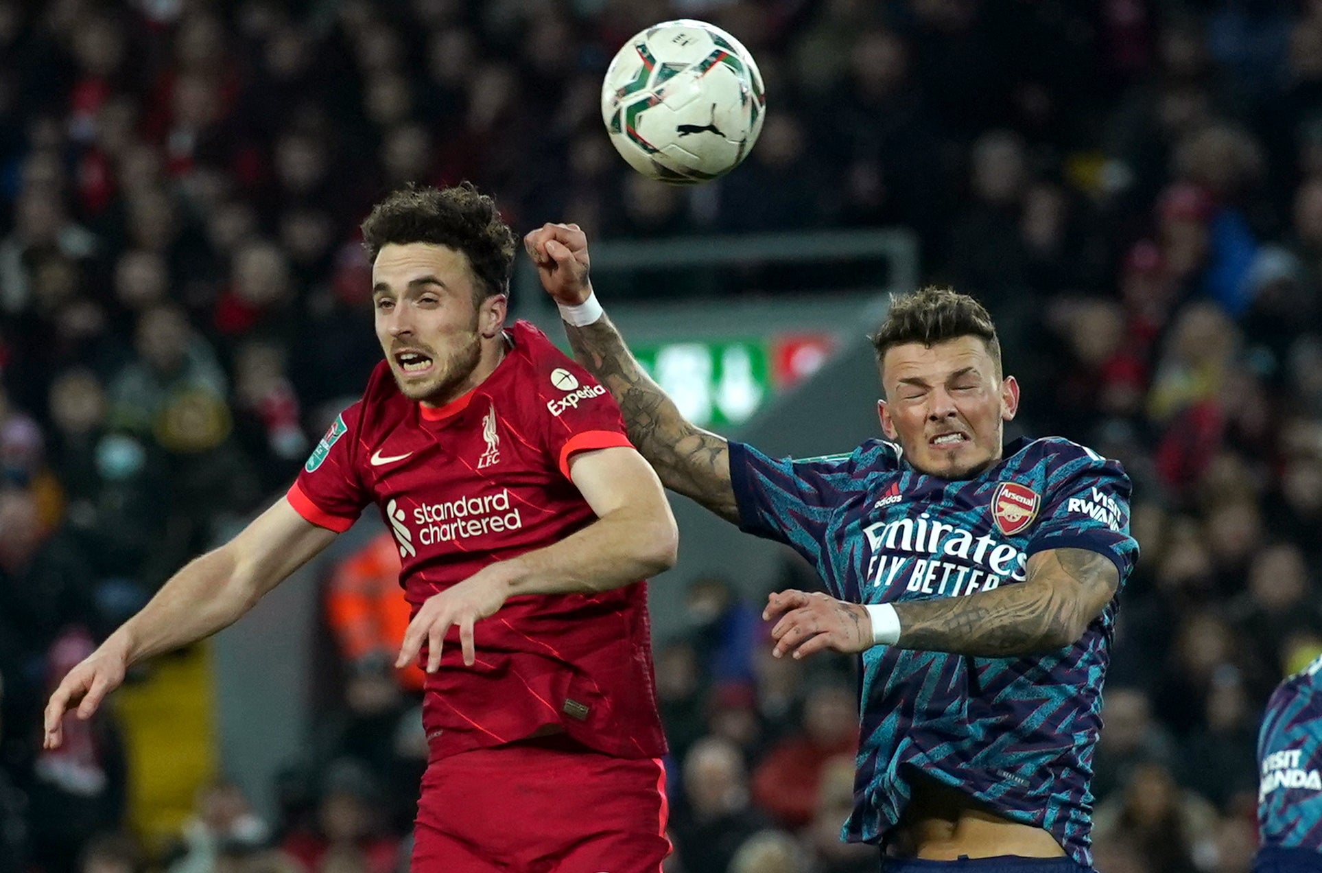 Liverpool and Arsenal played out a goalless draw in the first leg at Anfield last week