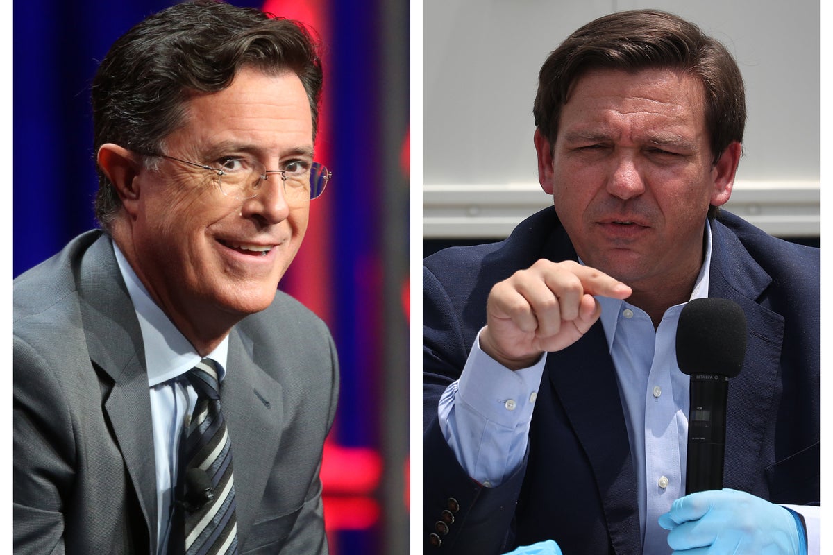 Colbert gives Ron DeSantis a raunchy new nickname - and rival Trump will be  cackling | The Independent