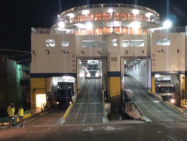 <p>International rescue: the ferry provided the earliest arrival in France</p>