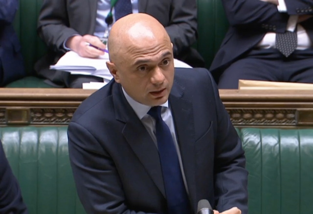 <p>Mr Javid announced the revised targets on Tuesday in the House of Commons </p>