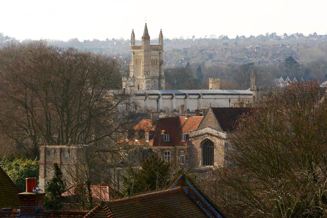General view of Winchester College in Hampshire (PA)