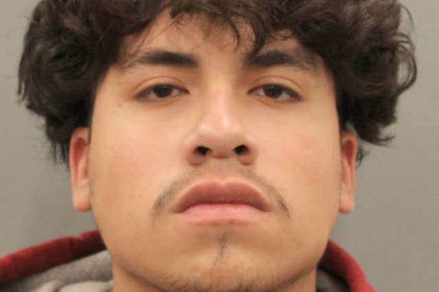 <p>Frank Deleon Jr, 17, has been charged with the murder of his girlfriend, Diamond Alvarez. Police claim Mr Deleon shot Ms Alvarez 22 times at a park near her home. </p>