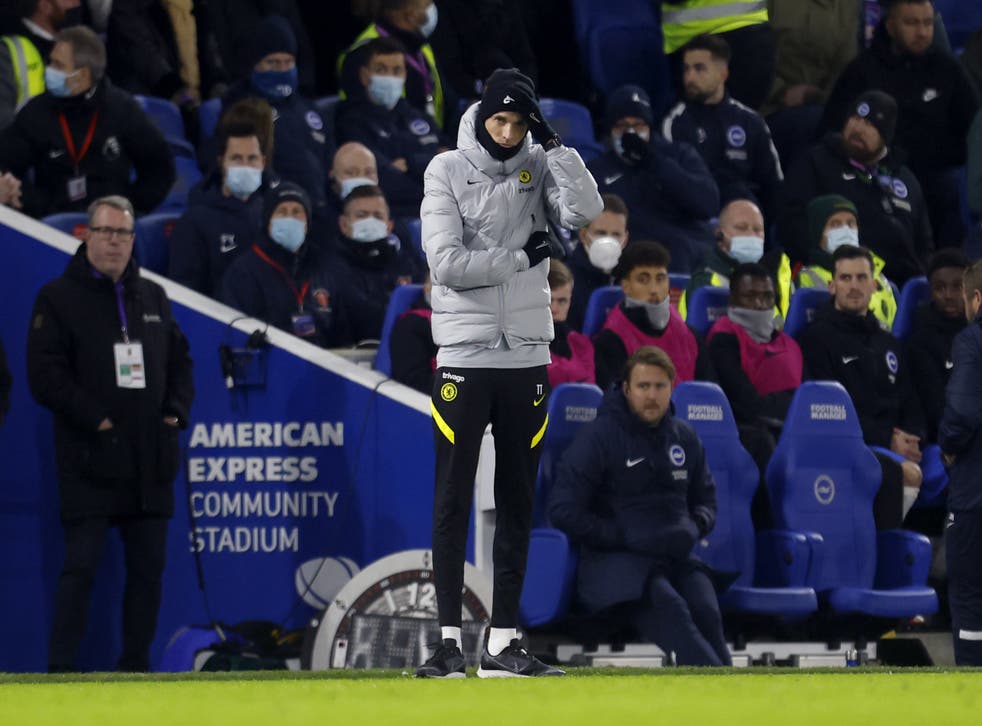 Thomas Tuchel felt his Chelsea players looked tired during the draw at Brighton (Steven Paston/PA)