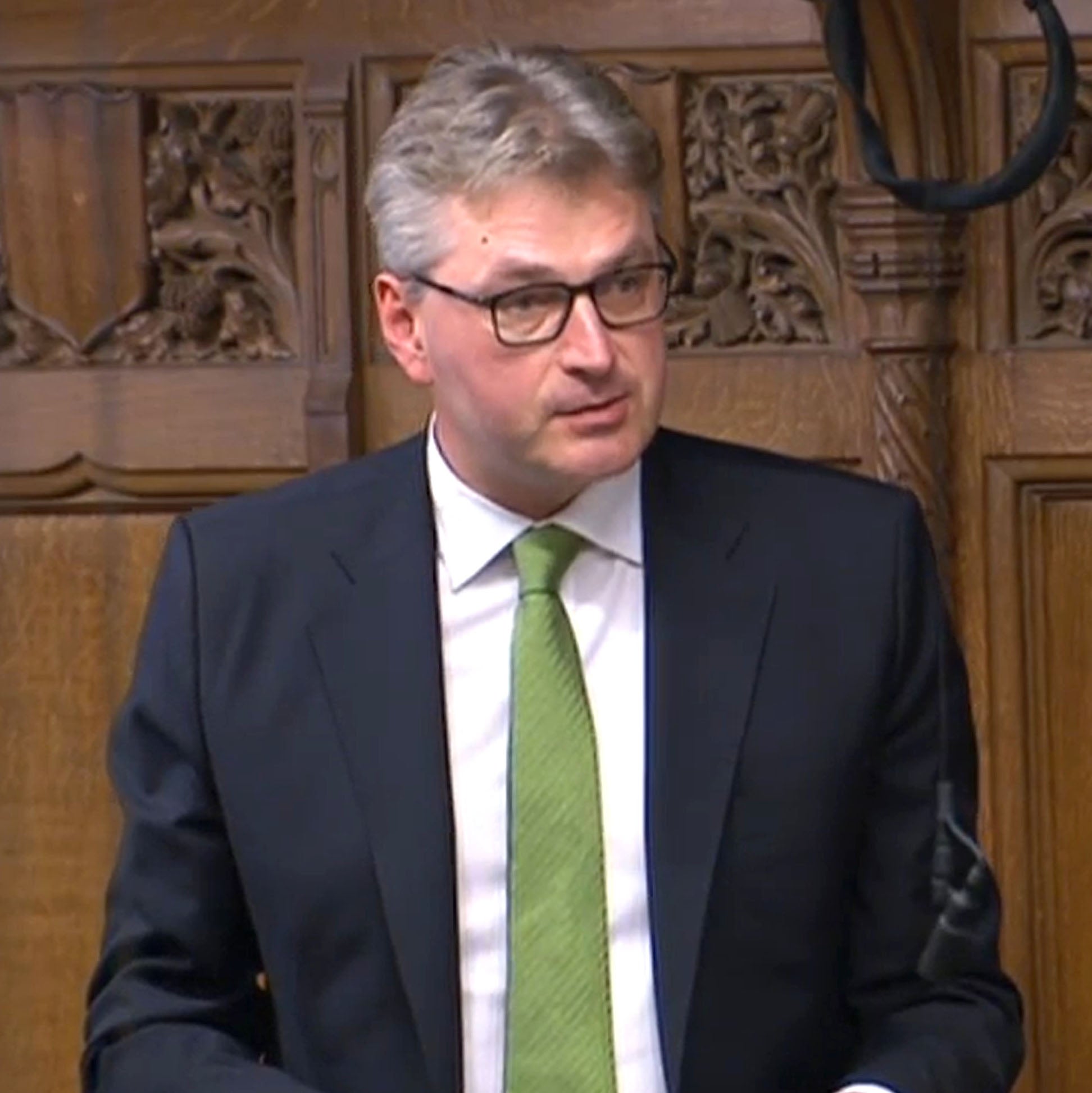Conservative MP Daniel Kawczynski speaking in the House of Commons when he apologised “unreservedly” for his “bullying” behaviour towards parliamentary committee staff as he struggled with IT issues. (PA)
