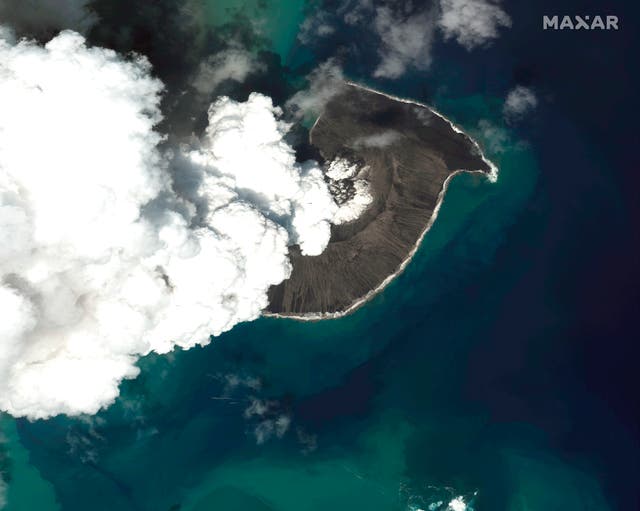 Tonga Volcano Eruption