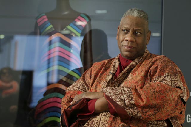 <p>Andre Leon Talley has died aged 73 (Seth Wenig/AP)</p>