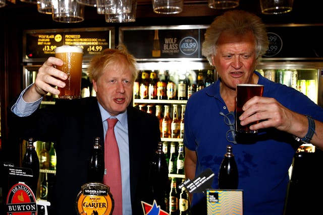 <p>In 2019, Mr Martin backed Mr Johnson when the now prime minister was running to take charge of the Conservative Party</p>