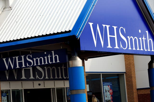 WHSmith’s results show sales remain below pre-pandemic levels (Rui Vieira/PA)