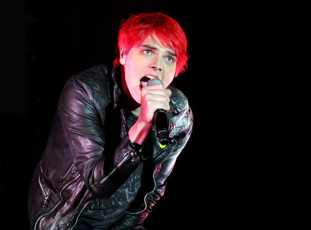 <p>My Chemical Romance singer Gerard Way performing in 2011</p>