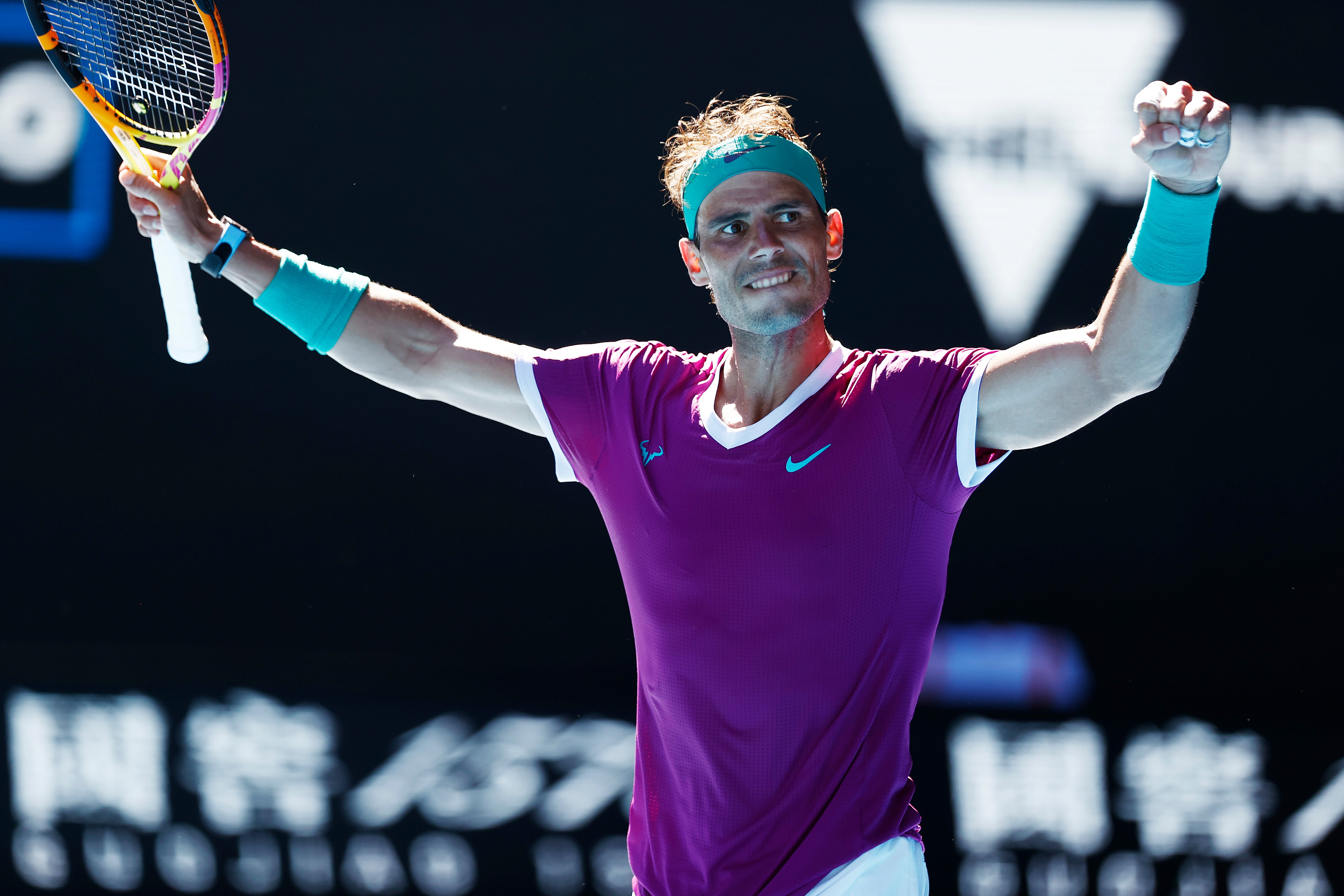 Nadal is into the third round in Melbourne