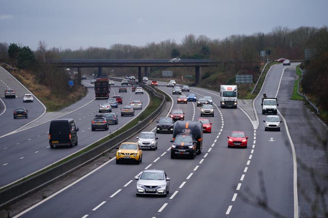 <p>Major delays on M32 after reports of ‘police incident’ and crash in Bristol. Note: incident not pictured (PA)</p>