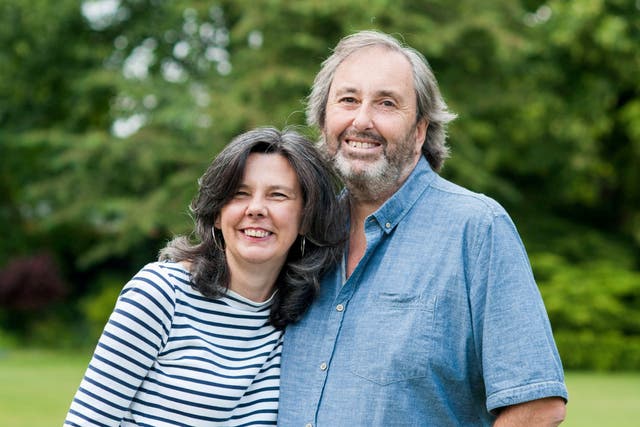 <p>Ian Stewart with Helen Bailey, who he was found guilty of murdering</p>