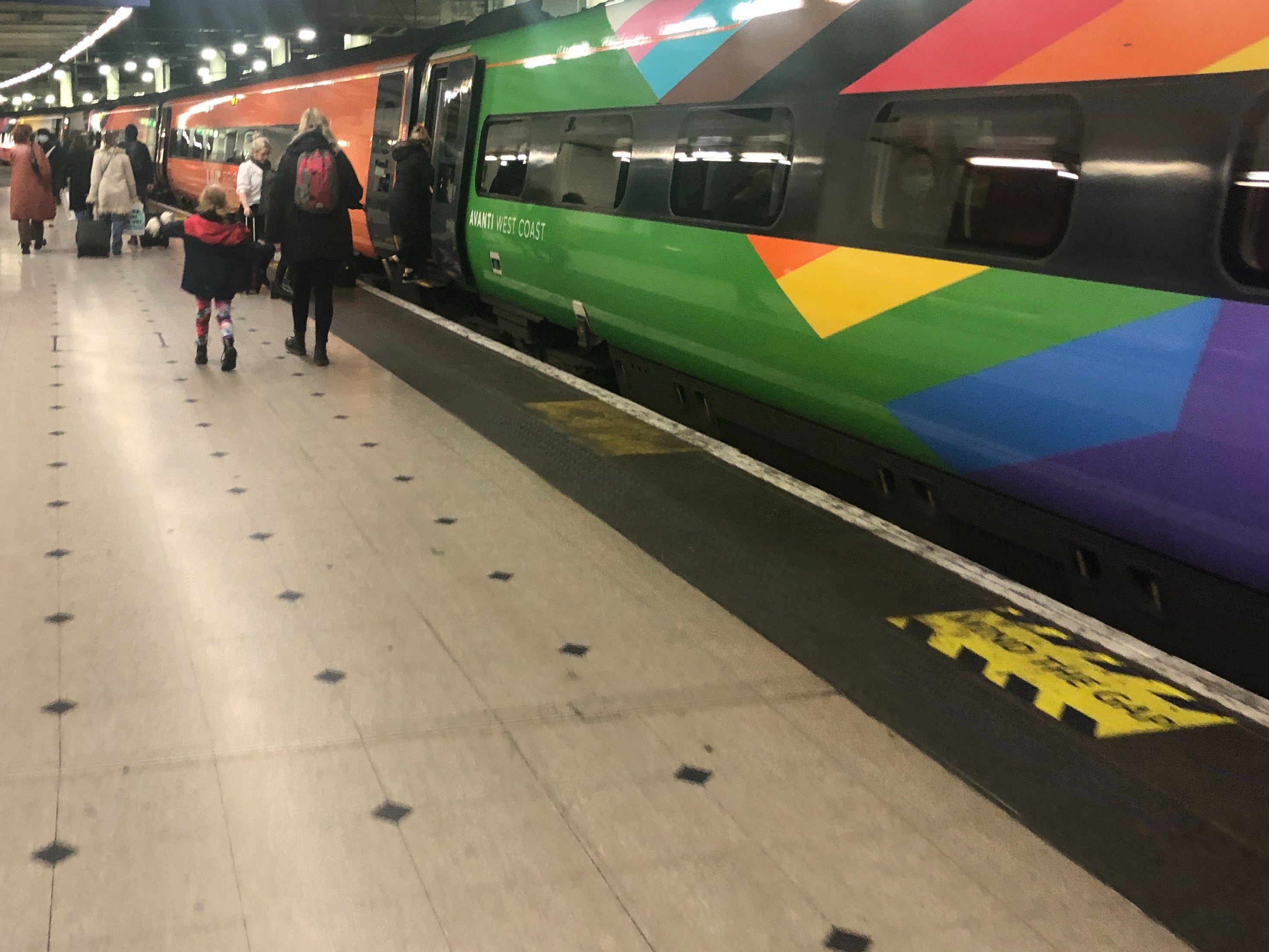 Travel with pride: Avanti West Coast’s “Pride Train” at London Euston station