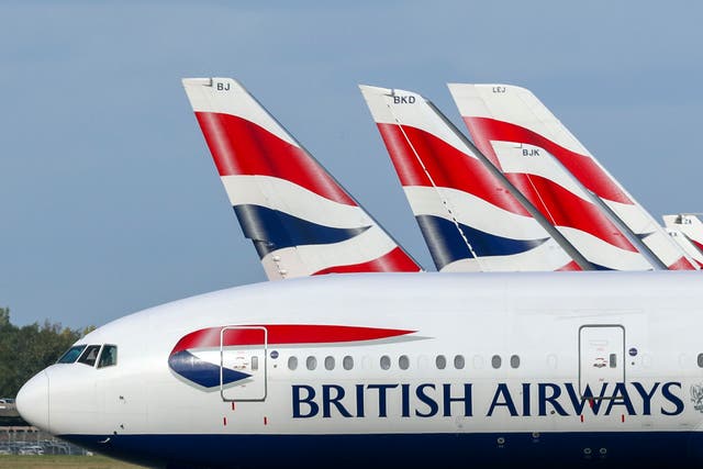 British Airways is among the airlines cancelling US flights due to 5G safety concerns (Steve Parsons/PA)