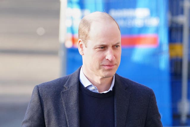 The Duke of Cambridge at the Foundling Museum in London (Dominic Lipinski/PA)