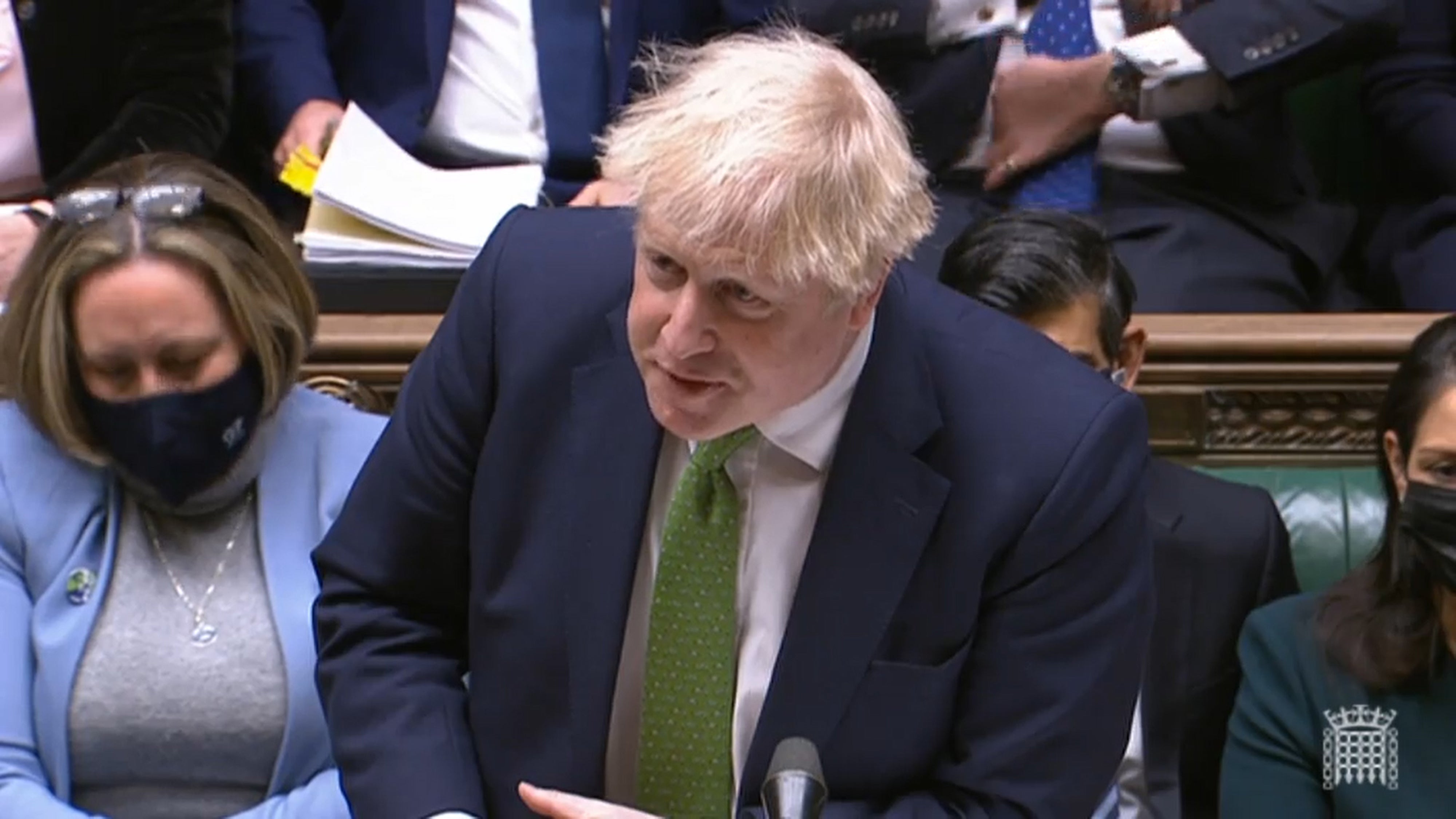 Prime Minister Boris Johnson speaks in the House of Commons (House of Commons/PA)