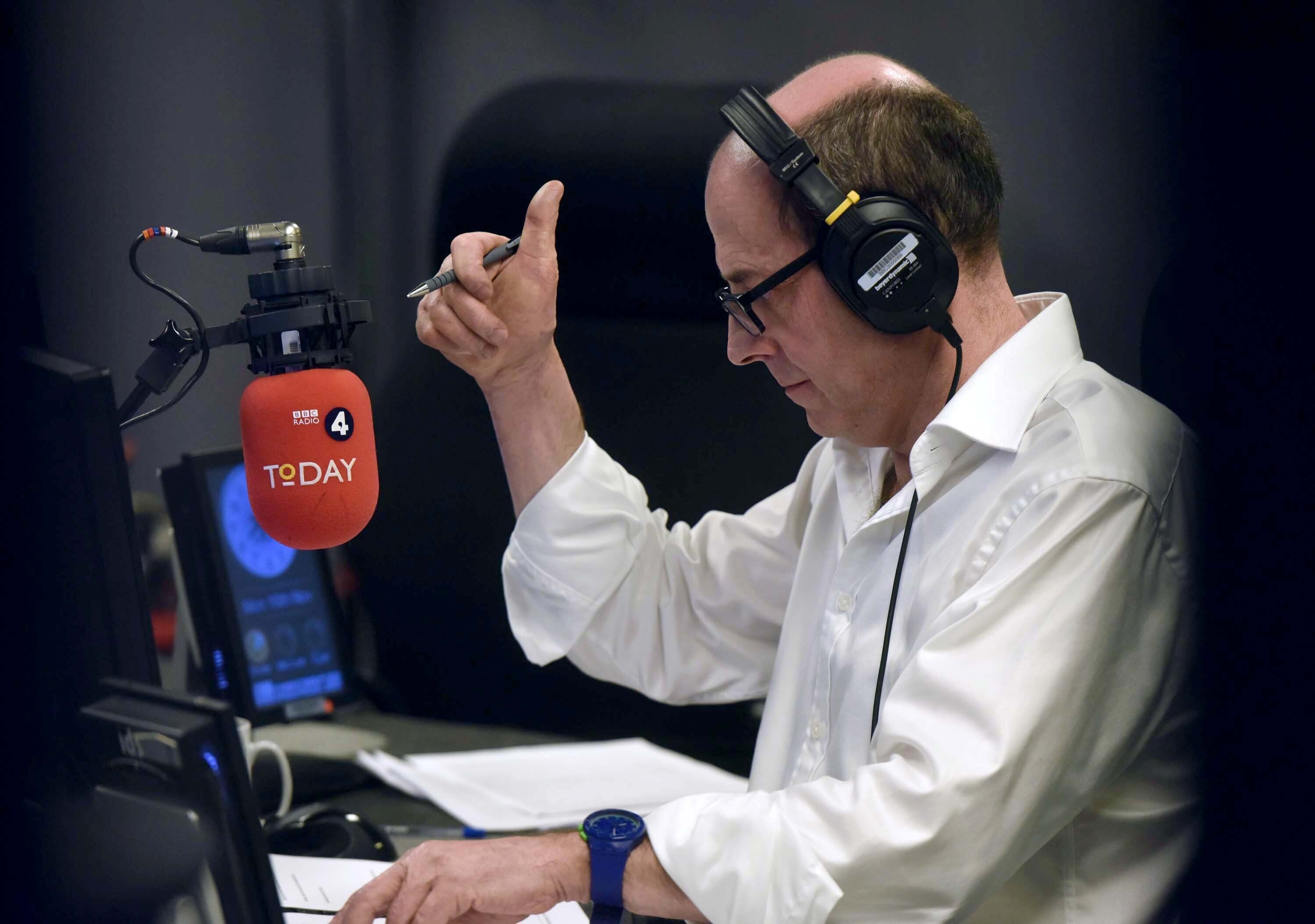 Nick Robinson presents BBC Radio 4’s Today programme (Jeff Overs/BBC)