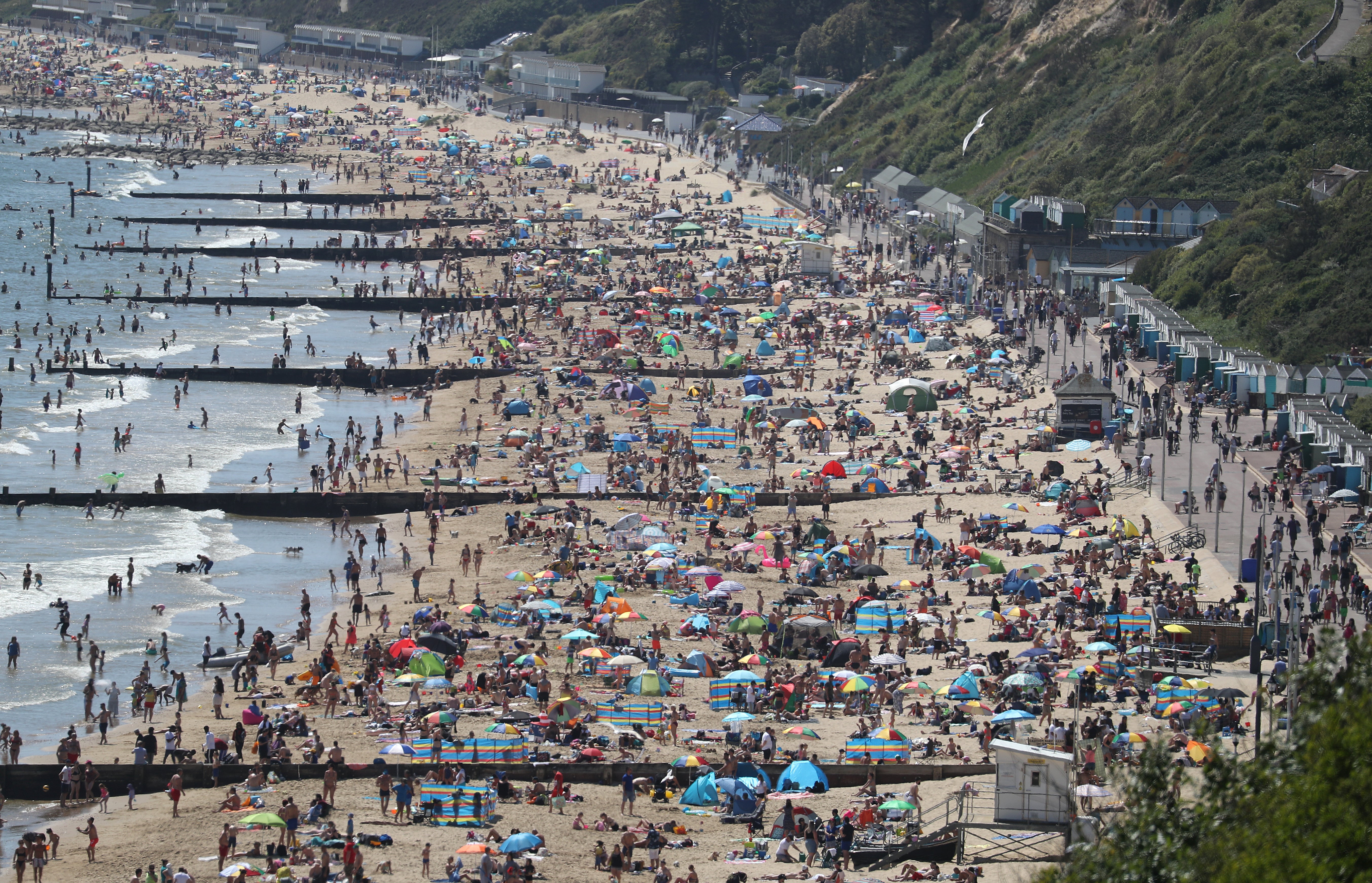 Bathing beaches are tested regularly throughout the summer for dangerous bacteria (Andrew Matthews/PA)