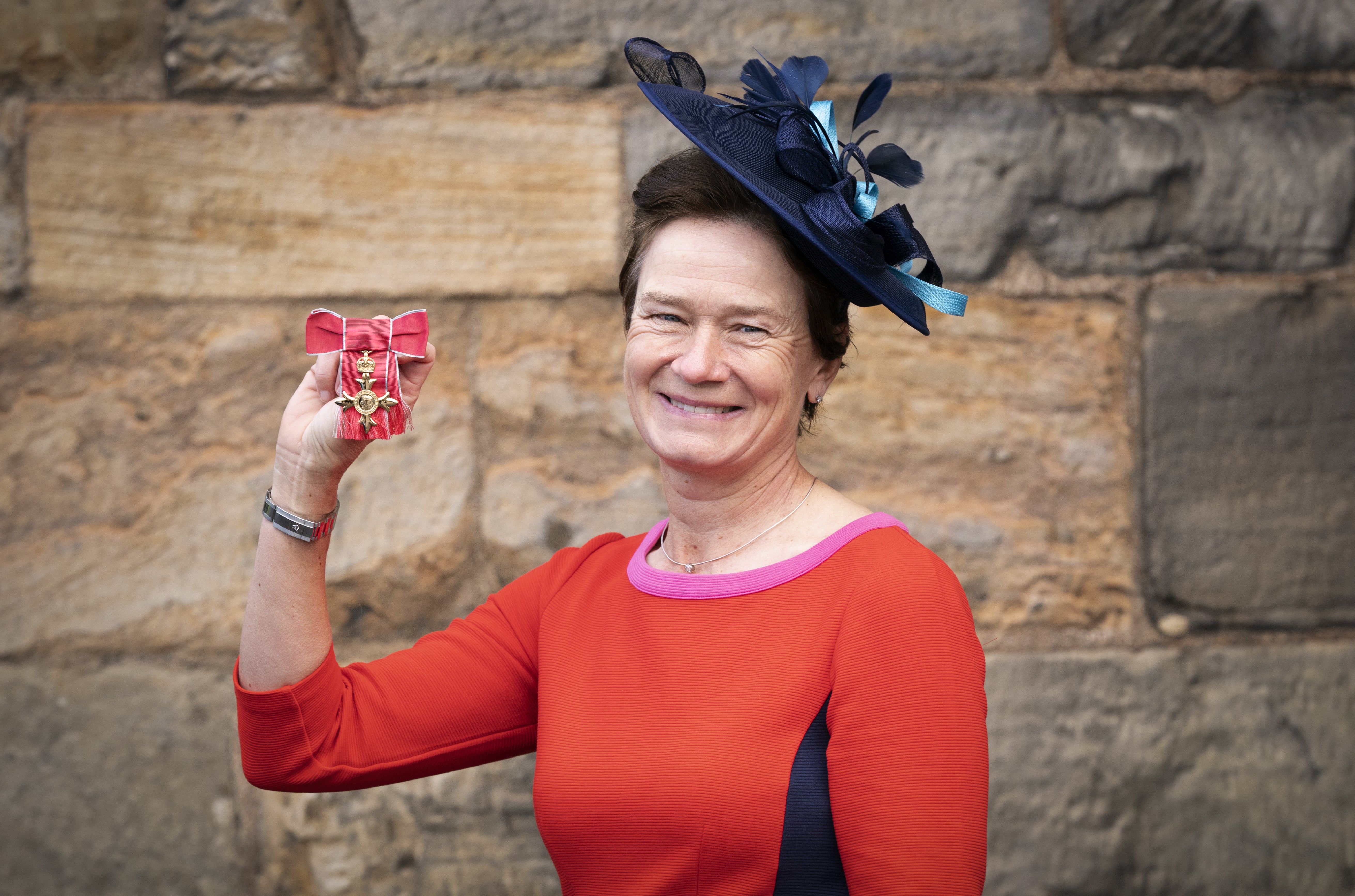 Catriona Matthew after receiving her OBE during an investiture ceremony at the Palace of Holyroodhouse (Jane Barlow/PA)