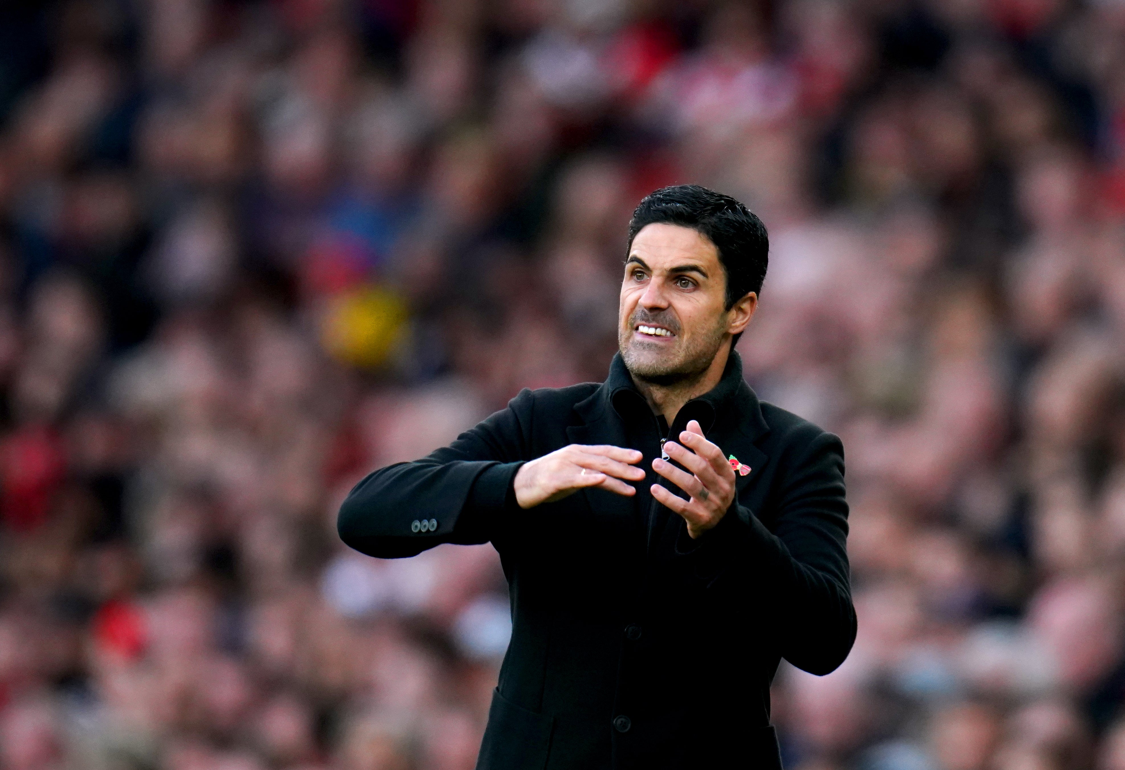 Mikel Arteta is hopeful Arsenal will play Liverpool on Thursday (John Walton/PA)