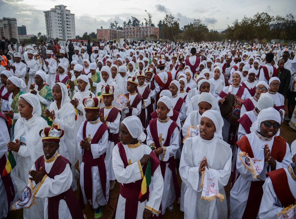 APTOPIX Ethiopia Timkat Festival