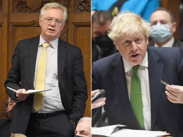 <p>One former cabinet member said Mr Davis’s assault on the prime minister was ‘courageous, principled and right’  </p>