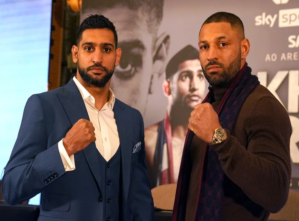 Kell Brook, right, has confirmed a rematch clause in his agreement to fight Amir Khan (Steve Parsons/PA)