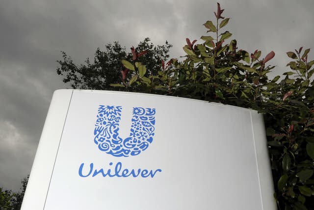 A general view signage at the Unilever sourcing unit in Slough. The consumer group has come under further criticism from shareholders (Tim Ireland/PA)