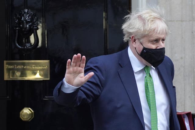 <p>Prime minister Boris Johnson leaves 10 Downing Street</p>