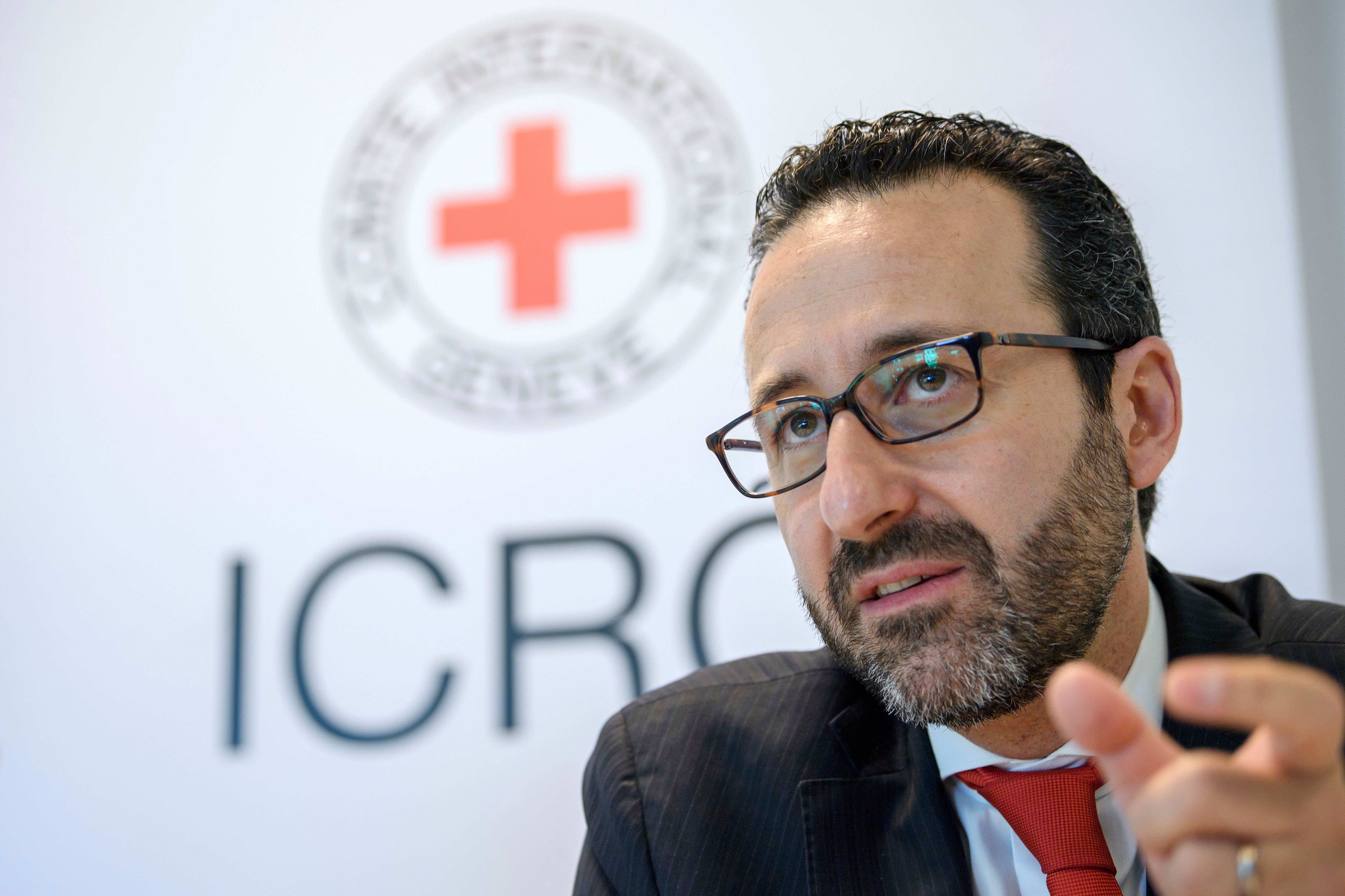 File photo: Robert Mardini, ICRC’s director-general, called on those responsible to ‘do the right thing’