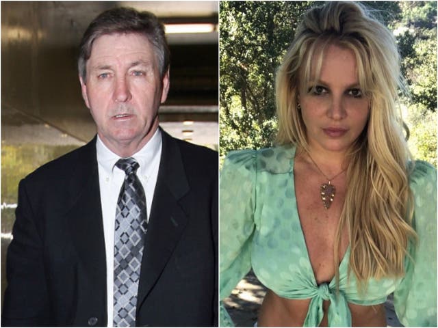 <p>Britney Spears and estranged father Jamie  </p>
