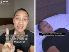 Tiktok ‘military sleep’ method for falling asleep in two minutes 