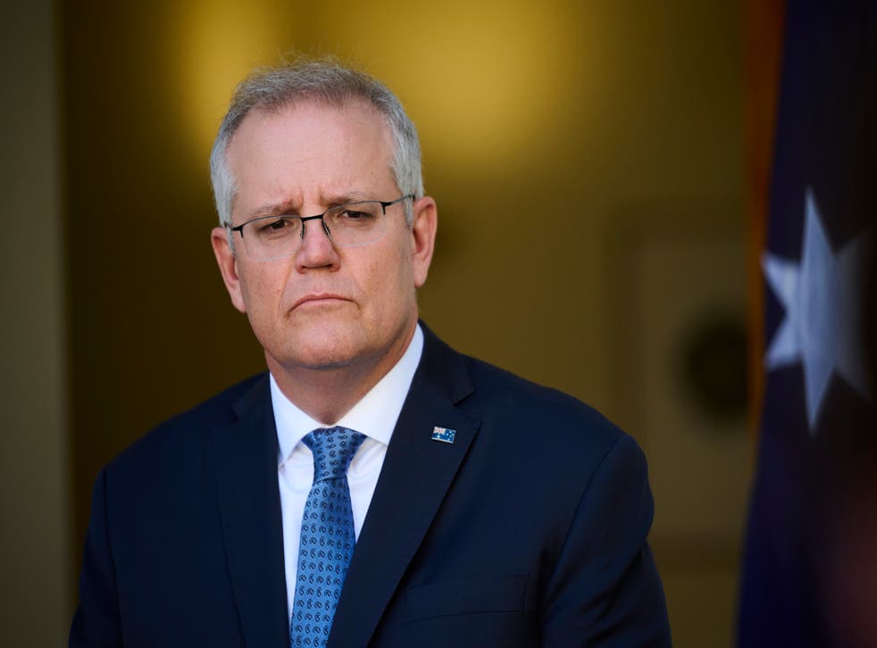 <p>Australian PM Scott Morrison has promised to secure up to 52 million kits this month, making them available to workers for daily tests</p>