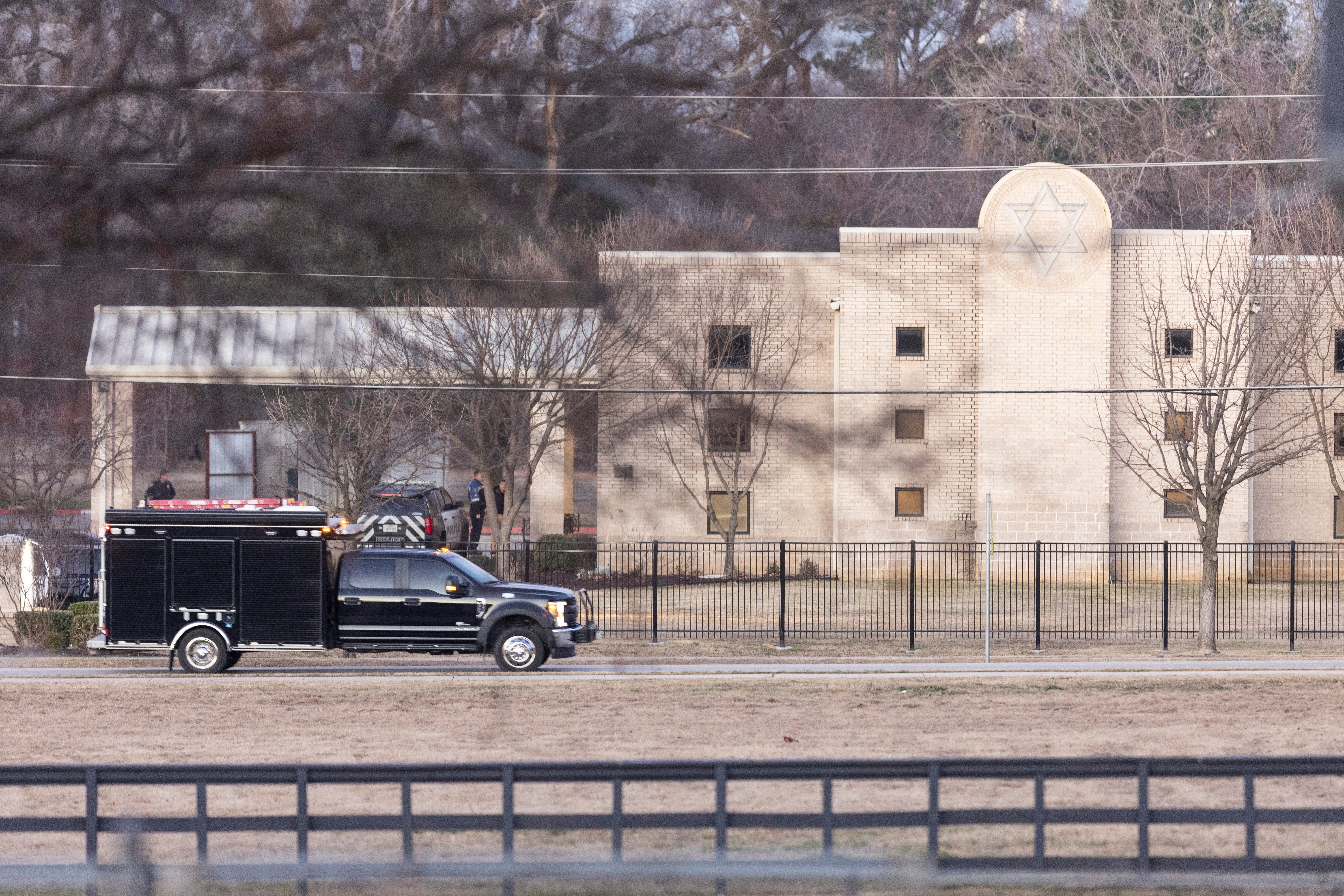 The hostages were held at the synagogue for more than 10 hours (Brandon Wade/AP)